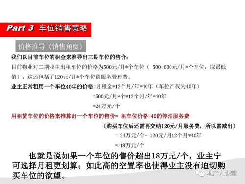 车位 房地产车位营销方案PPT