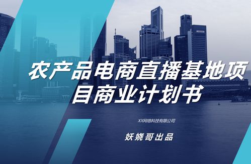 农产品电商直播基地项目商业计划书农产品电商直播基地方案怎么写